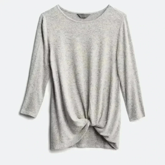 Market & Spruce Samantha front twist brushed knit top size small. - Picture 4 of 10